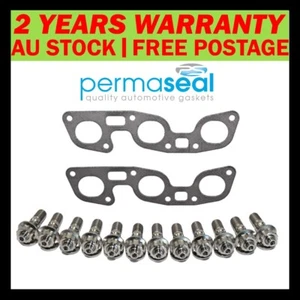 Permaseal Exhaust Manifold Titanium Studs&Gasket For Nissan Skyline R33 2.6L - Picture 1 of 5