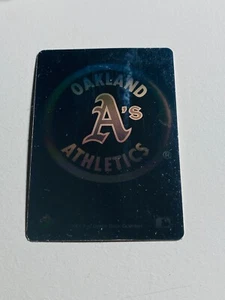 Tarjeta de béisbol 1991 Upper Deck Oakland Athletics logotipo holograma casi nueva-como nueva MLB - Imagen 1 de 1