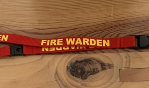 Fire Warden Lanyard - Picture 1 of 2