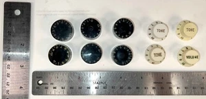 Vintage electric guitar knobs variety-Gibson Fender misc 1960s or 1970s? - Picture 1 of 4
