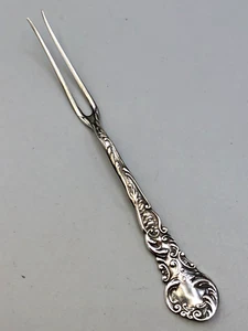 Antique Watson Sterling Silver 2 tine Berry Fork 4.5" - Picture 1 of 5