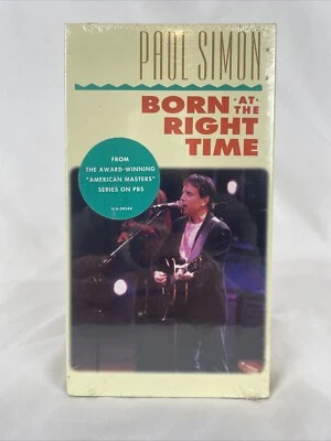 Paul Simon: Born at the Right Time  [VHS TAPE] New Sealed - Image 1 of 4