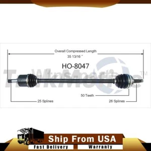 Front Left CV Joints Assembly For Honda Civic del Sol 1.6L 1993-1997 - Picture 1 of 2