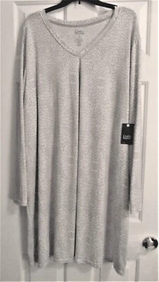 Camisón Croft & Barrow Estampado Animal Whisperlux Poli Tejido Taupe Tallas 2X, 3X Foto 1 de 4