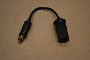 DIN Socket To Cigarette Outlet Adapter Cord - Foto 1 di 7
