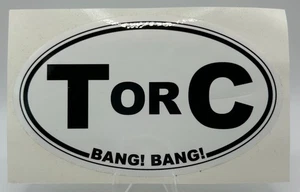 Cactus Jack “T or C: Bang Bang” Oval Sticker – Truth or Consequences – WWE WCW - Picture 1 of 1