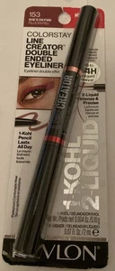 Revlon Colorstay Line Creator Double Ended Eyeliner 153 SHE'S ON FIRE 2 In 1 - Picture 1 of 3
