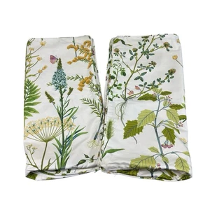 BALLARD ISABELLA KISSENBEZUG 2er Set Blumen Schmetterling 20”x 20” 100% Baumwolle - Bild 1 von 5