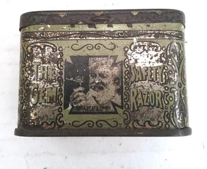 Gem Wedge Blade Safety Razor Set in tin --Complete Set   Decent  shape# 3 - Picture 1 of 10