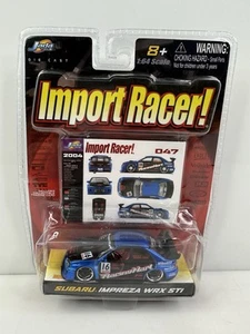 Vintage Jada Toys Import Racer! Subaru Impreza WRX STi Racing Hart Blue - Picture 1 of 3