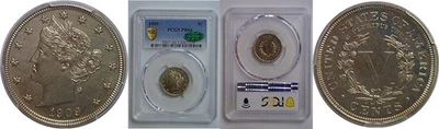 1909 Liberty Nickel    PCGS PR-66  CAC - Image 1 of 3