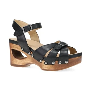 Nueva Sandalia Dansko Alanna Becerro Negra Talla EUR 39 / US 9 - Imagen 1 de 15