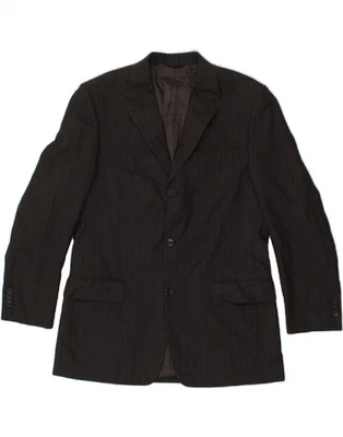 PIERRE CARDIN Mens 3 Button Blazer Jacket UK 40 Large Grey Pinstripe Wool AP01 - Image 1 of 3