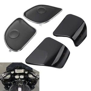 Fairing Glove Box Doors Speaker Grilles For Harley Road Glide FLTRX 15-23 Black - Picture 1 of 9