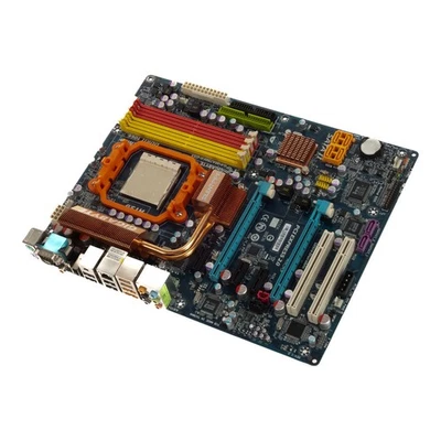 Mainboard GIGABYTE GA-MA790FX-DS5 SOCKET AM2+ DDR2 PCIe PCI SATA IDE ATX - Image 1 of 2