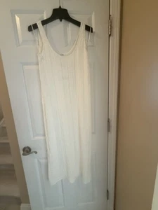 Vestido blanco tejido Zara S nuevo con etiquetas - Imagen 1 de 7