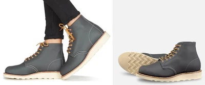 Bota corta para mujer Red Wing $290 en cuero gris piedra acantilado 7 B 3448 Foto 1 de 4