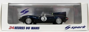 Spark Models 1/43 Scale 43LM57 - Jaguar D #3 Winner LM 1957 - Dk Metallic Blue - Picture 1 of 2