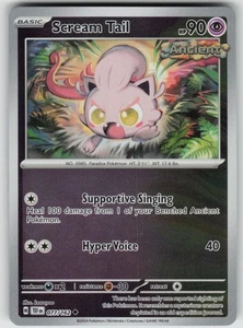 Scream Tail Reverse Holo Uncommon SV05: Temporal Forces 077/162 Pokemon - Picture 1 of 2