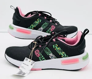 Adidas Damen Racer TR23 IF6510 Carbon/Bliss Pink Blumen Schuhe Turnschuhe Größe 9,5 - Bild 1 von 9