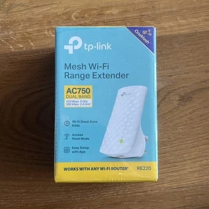 TP-LINK Ac750 Universal Dual Band W-Fi Range Extender RE200 - Bild 1 von 2