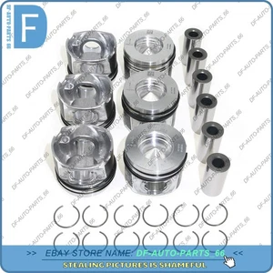 6X Piston Rings Set +0.5 For BMW 330d 535d X5 X6 E90 F10 F30 F15 3.0 Diesel N57 - Picture 1 of 5