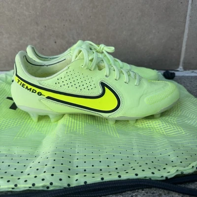 Botines de fútbol Nike para hombre 5,5/mujer’s 7 Tiempo Legend 9 Elite FG Volt CZ8482-705 Foto 1 de 4