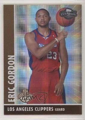 2008-09 Topps Co-Signers Rookie Bronze Hyper /50 Eric Gordon #107 Rookie RC - Image 1 of 2