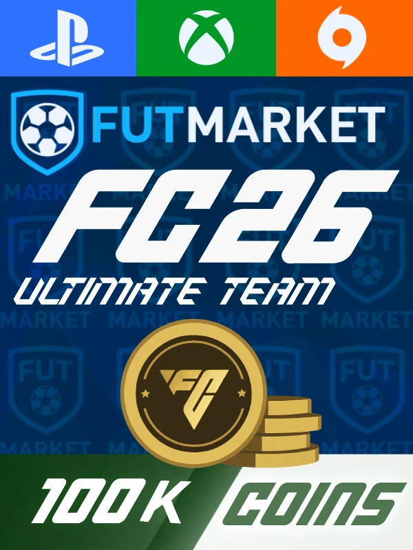 100K Crediti FC 26 Ultimate Team PlayStation 4 5 Xbox One X S PS4 PS5 PC FIFA