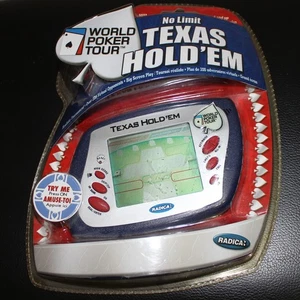 sealed 2005 Radica No Limit Texas Hold 'Em World Poker Tour Electronic Handheld - Picture 1 of 8