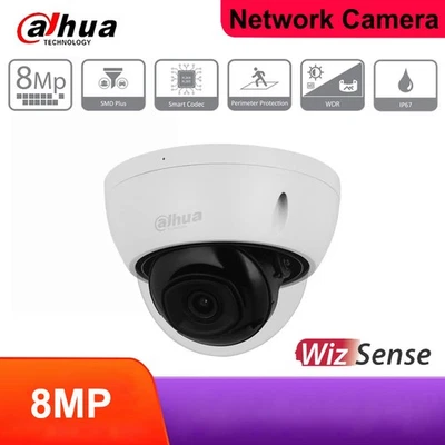 Dahua IPC-HDBW2841E-S 8MP 4K Wizsense Dome IR30M IP Camera MIC SMD Plus 2.8mm - Image 1 of 3