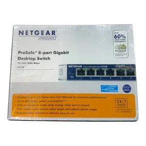 NETGEAR ProSafe 8-Port Gigabit Desktop Switch - Picture 1 of 2