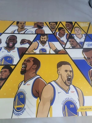 Golden State Warriors 2019 NBA Finals Playoffs Cheer Card Game #3 Curry Durant  - Image 1 of 4