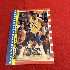 1987-88 Magic Johnson Fleer Basketball All-Star Sticker #1 Insert (EX) - Bild 1 von 9