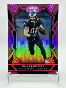 2022 Panini Certified Dallas Goedert Pink Mirror # 139/199 Eagles #80 - Picture 1 of 2