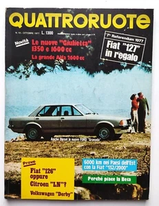 Rivista Auto Automobili Vintage Quattroruote Numeri Vari Anno 1977 Ed.Domus - Picture 1 of 12