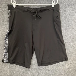 Hylete Men’s Shorts Black Camo Crossfit Stretch Size XXL Drawstring - Picture 1 of 9