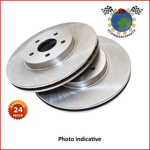 Xdy6ttl Jeu 2 Disques Frein Avant Pour Vw Crafter 30-50 Camion Plate-Forme/Châss - Photo 1/3