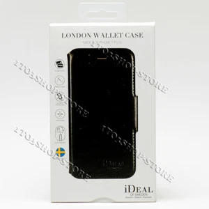 iDeal of Sweden iPhone 7 Plus iPhone 8 Plus Wallet Folio Case w/Card Slots Black - Picture 1 of 8