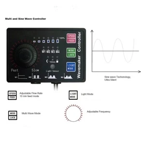 New Hsbao W-25 Controllable 24v DC Wave Maker Powerhead Pump 8000L/H. 198 - Picture 1 of 6