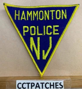 HAMMONTON, NEW JERSEY POLICE FELT SHOULDER PATCH NJ - Picture 1 of 2