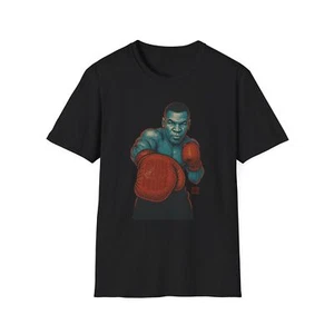 Mike Tyson Boxing Fan Graphic T-Shirt, Unisex Softstyle Tee, Sports Apparel - Picture 1 of 5