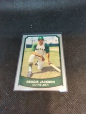 REGGIE JACKSON HOF OAKLAND A'S 1989 PACIFIC BASEBALL LEGENDS #111 CARD MVP HOF