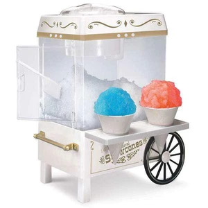 Máquina eléctrica de cono de nieve fabricante de carnaval niños niño niña fiesta hielo desierto fangoso - Imagen 1 de 12