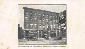 Portland ME Congress Square Hotel Dowling's Cars Auto Garage Trade Card - Bild 1 von 1