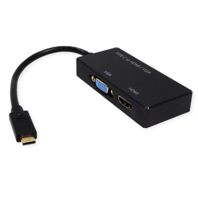 Adattatore Display USB Tipo C - VGA / HDMI - Immagine 1 di 3