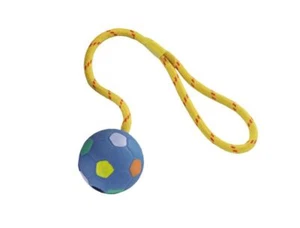 Nobby Vollgummi Ball mit Seil 6,5 cm Hundespielzeug - Bild 1 von 1