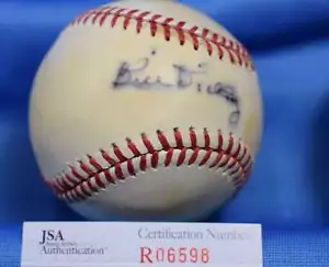 Bill Dickey Jsa Cert Hand Signed Macphail American League Autograph Baseball - Picture 1 of 1