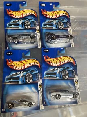 Lot Of 4 Hot Wheels First Editions 2004 Chevy Impala Batmobile Nova Swoopy Do - Image 1 of 4