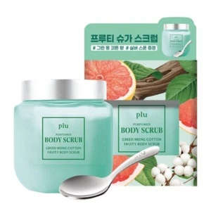 plu parfümiertes fruchtiges Körperpeeling Green Mong Cotton 500g (17,63oz) K Beauty - Bild 1 von 16